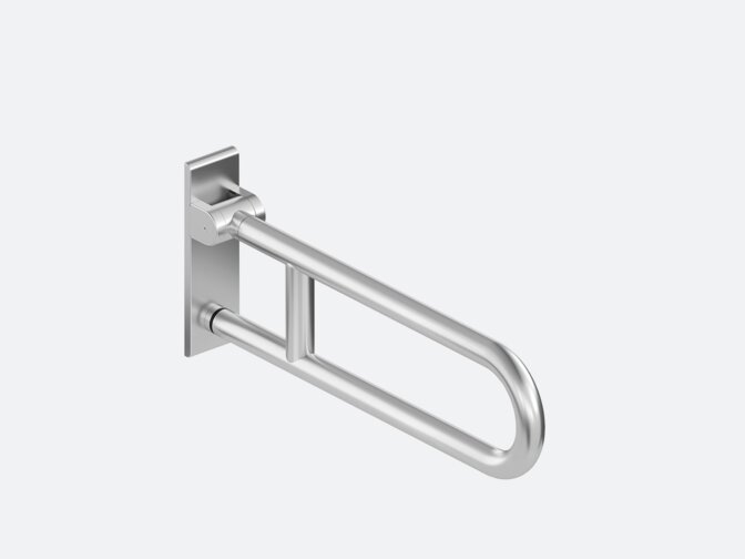 Hinged support handle
