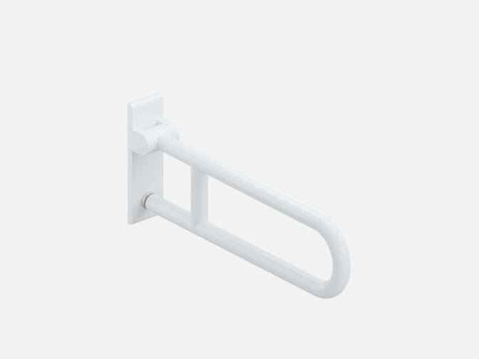 Hinged support handle