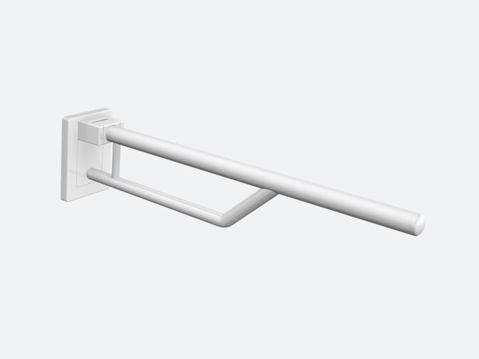 Hinged support handle