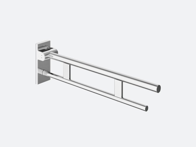 Hinged support handle