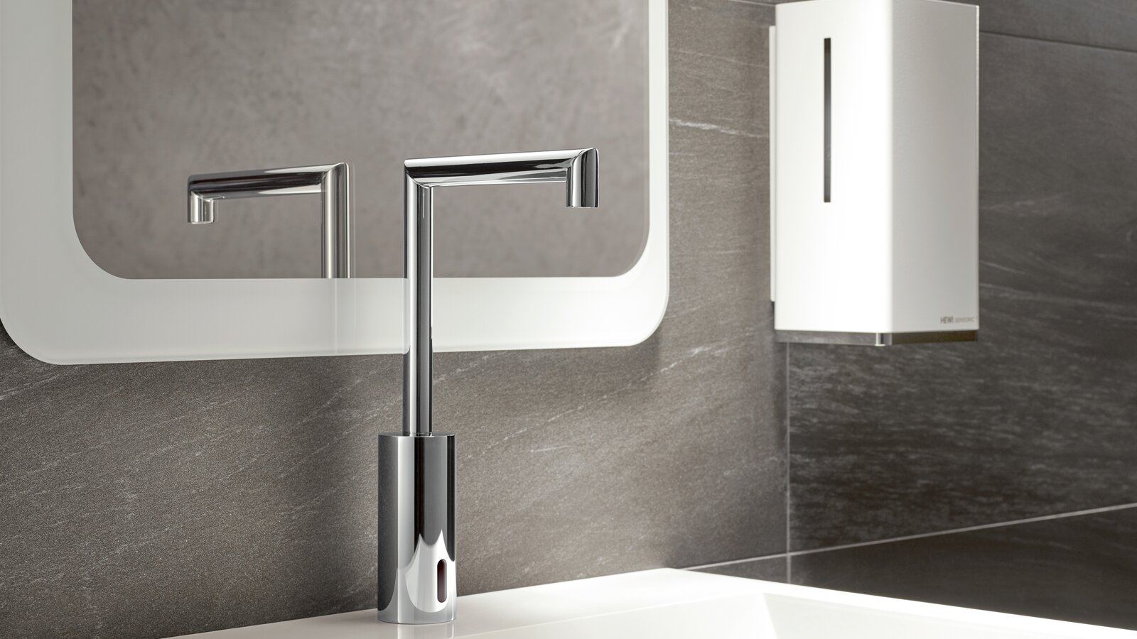 HEWI Sensoric single lever basin mixer Sensoric single-lever basin mixer