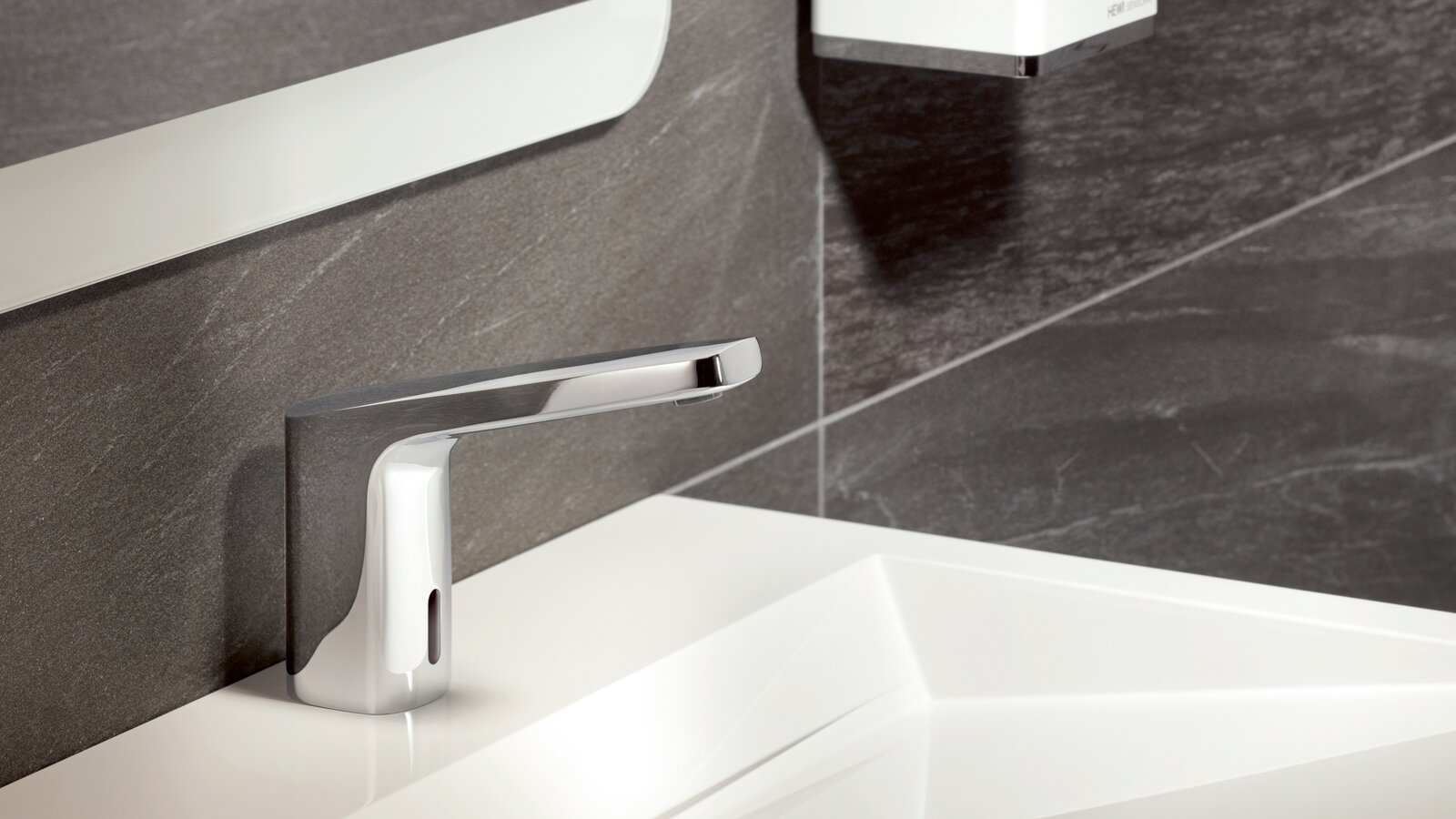HEWI Sensoric single lever basin mixer Sensoric single-lever basin mixer